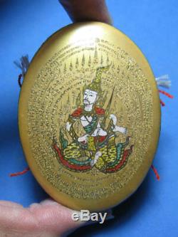 0333-thai Buddha Amulet Talisman Pech Phaya Thorn Charm Love Lp In Wat Nong Meg
