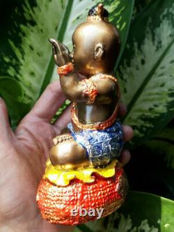 0353-thai Buddha Amulet Talisman Guman Thong Lp Chuang Wat Kuan Pan Ta Ram Lucky