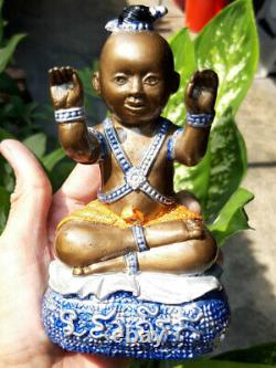 0355-thai Buddha Amulet Talisman Guman Thong Lp Chuang Wat Kuan Pan Ta Ram Money