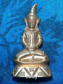 0493 Pra Ngang Ngung Lp Nain Wat Ban Kaset 54 Buddha Thai Amulet Talisman Wealth