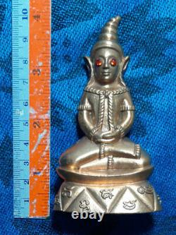 0493 Pra Ngang Ngung Lp Nain Wat Ban Kaset 54 Buddha Thai Amulet Talisman Wealth
