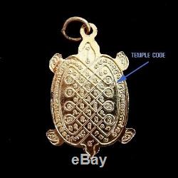 1 MAGIC TURTLE Coin PhayaTow Smile Buddha LP Liew Lew 3 Color Lucky Rich Amulets