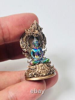 100% Genuine Buddha Big Naga Royal Rainbow Leklai Talisman Buddhist art Amulet