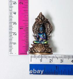 100% Genuine Buddha Big Naga Royal Rainbow Leklai Talisman Buddhist art Amulet