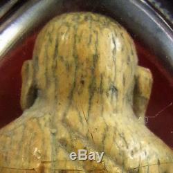 100% Genuine Tiger Bone Lp Ngern Thai Amulet For Money Buddha Lucky Pendant