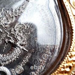 100% Real Gold Mask Lp Phat Waterproof Case Thai Amulet Buddha Pendant Rare K025