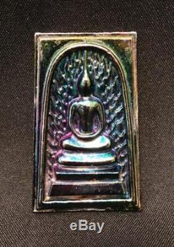 100% Real Thai Amulet Buddha Somdej Lek Lai Coin Prosperity, wealth, protect