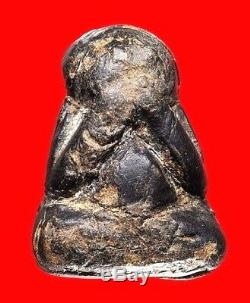 100% Thai Buddha Amulet Pra Pidta LP Keaw Wat Kerwan
