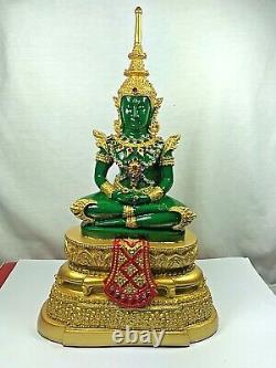 11.5 Bucha Statue Phra kaew morakot LEK NAM PEE Thai Buddha Amulet Talisman $$$