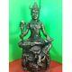 11 Incs YAMA Thai Bronze Statue Buddha Amulet A Wrathful God Enlightened Protect