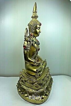 11 Phra Kaew Morakot Gems Buddha Bucha Statue Wealth Luck Talisman Thai Amulet