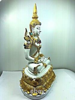 11 Phra Kaew Morakot Gems Buddha Bucha Statue Wealth Luck Talisman Thai Amulet