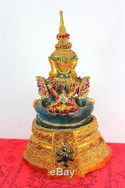 11 Statue Worship Phra Kaew Morakot Thai Emerald Buddha Amulet
