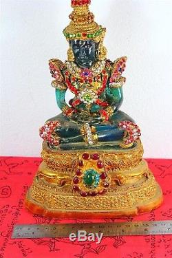 11 Statue Worship Phra Kaew Morakot Thai Emerald Buddha Amulet