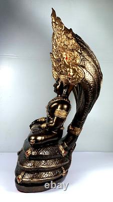 12.5 Lek Namphi Phra Nakprok Naga Buddha Statue Luck Wealth Fetish Thai Amulet 12.5 Lek Namphi Phra Nakprok Naga Buddha Statue Luck Wealth Fetish Thai Amulet