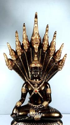 12.5 Lek Namphi Phra Nakprok Naga Buddha Statue Luck Wealth Fetish Thai Amulet