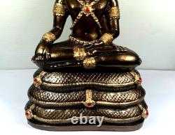 12.5 Lek Namphi Phra Nakprok Naga Buddha Statue Luck Wealth Fetish Thai Amulet