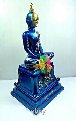 12 Holy Blessed Ngang Takrut Buddha Coin Statue Ajarn Kom Trivej Thai Amulet