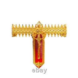 13 Handcrafted Buddha Shelf Wall Mount Stand Thai Amulet Wooden Altar Home Deco