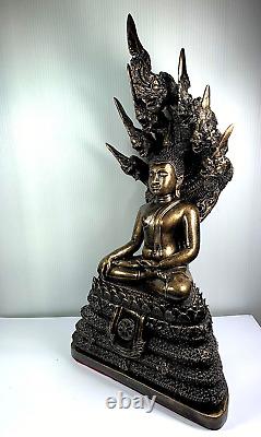 14.5 Lek Namphi Phra Sukhothai Nak Prok Buddha Statue Talisman Thai Amulet