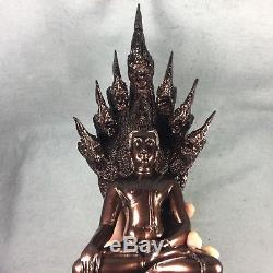 14 LEK NAM PEE Phra Nak Prok Naga Buddha Statue Fetish Thai Amulet worship