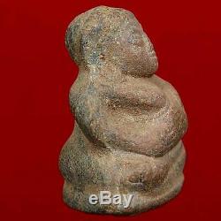 15485-happy Clay Buddha Sangkajai Money Rich Thai Amulet Lp Kuay Be2515 +cert