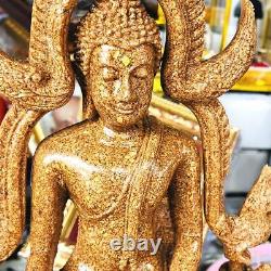 16493 Thai Buddha Statue Amulet Roof Tile Fiber Glass Chinnaraj Mass Chant 30cm