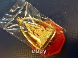 18K Gold Frame Thai Amulet Pendent Big Buddha Chinnarat Gold Pendent Women Gift