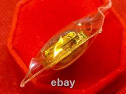 18K Gold Frame Thai Amulet Pendent Luang Por SoTorn Buddha Gold Pendent Gift