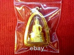 18K Gold Frame Thai Amulet Pendent Luang Por SoTorn Buddha Gold Pendent Gift