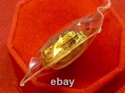 18K Gold Frame Thai Amulet Pendent Luang Por SoTorn Buddha Gold Pendent Gift