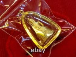 18K Gold Frame Thai Amulet Pendent Luang Por SoTorn Buddha Gold Pendent Gift