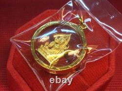 18K Gold Frame Thai Amulet Pendent Phra Buddha Chinnarat Gold Pendent Women Gift