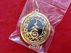 18K Gold Frame Thai Amulet Pendent Phra Sotorn & Chinnarat Gold Pendent Gem Gift