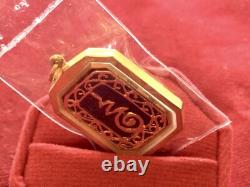 18K Gold Frame Thai Amulet Pendent Phra Sotorn, Chinnarat Gold Pendent Gem Gift