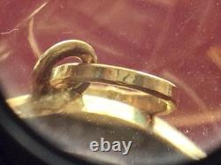 18K Gold Frame Thai Amulet Pendent Phra Sotorn & Chinnarat Gold Pendent Gem Gift