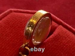 18K Gold Frame Thai Amulet Pendent Tiny Buddha Chinnarat Gold Pendent Women Gift
