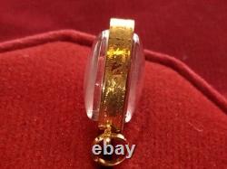 18K Gold Frame Thai Amulet Pendent Tiny Buddha Chinnarat Gold Pendent Women Gift