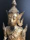 18th/19th C. Thai Buddha Phra Rattana Thai Gilt Bronze Buddha