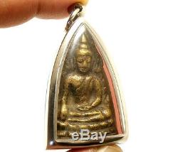 1942 Buddha Chinnaraj Indochine Thai Amulet Super Strong Life Protection Pendant