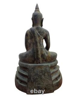 1954 Thai Beautiful Bronze Statue Worship Buddha LP. SOTHON Blessing Charm Rare