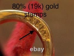 19K Gold Frame Pendent Emerald Buddha Gold Pendent Thailand Amulet Man Women