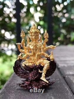 1Set Phra Phom 4 Face Head Brahma LP Yoon Thai Buddha Amulet Luck Magic Hindu