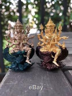 1Set Phra Phom 4 Face Head Brahma LP Yoon Thai Buddha Amulet Luck Magic Hindu
