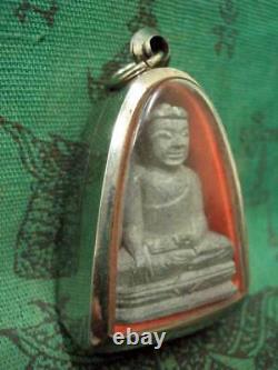 2 Buddha Stone Carving Magic Power Element Talisman Thai Amulet Pendant