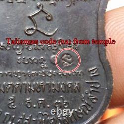 2 Pc Coin LP Koon+LP Kasem Copper+Nawa metal Pendant Talisman Thai Amulet Rare