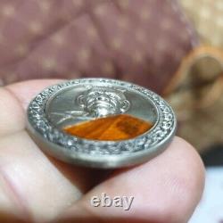224 Medal Chalong Phat Yot rich model LP Phat Alpaca Talisman Thai Buddha Amulet