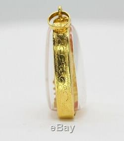 22k Yellow Gold Thai Amulet Buddha Pendant 5.02grs