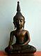 25'' Antique Thai Chang Rung Buddha Bronze Bigger Head Figure Good Collect RARE