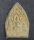 3 Buddhas PHRA TRIKAYA Antique THAI BUDDHA AMULET Tin Lead Alloy SACRED Artifact